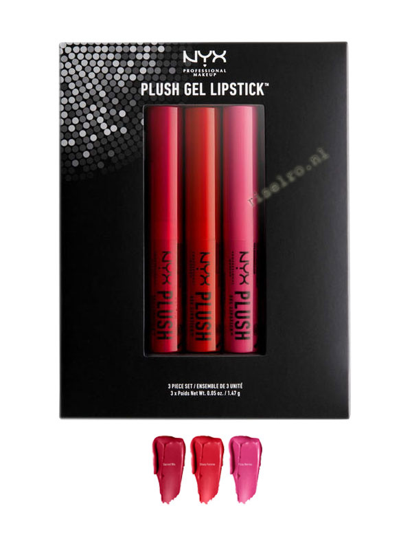 NYX Plush Gel Lipstick Set PGLSSET 03