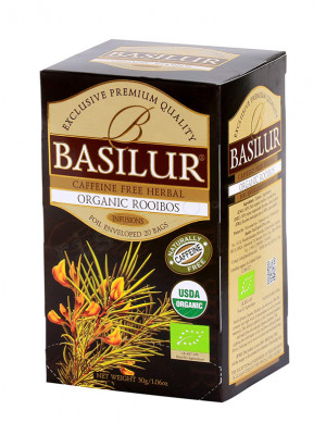 Basilur Caffeine-free Rooibos - "Organic Rooibos" (20 Sachets) ~71232-00