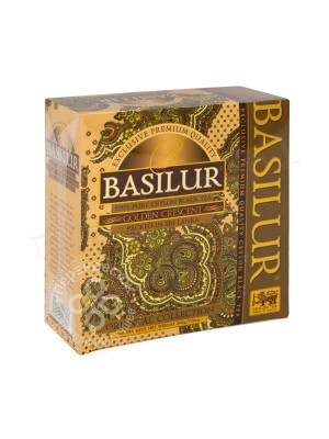 Basilur - Golden Crescent 100 Tea Bags ~ 70856