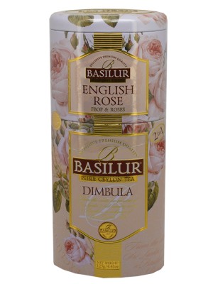 Ceylon Basilur- English rose and Dimbula tea ~ 70254