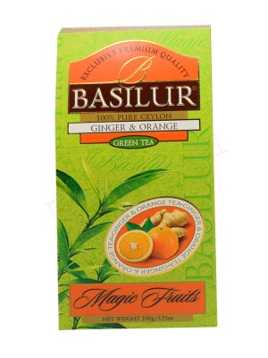 Basilur - Ginger & Orange Green Tea 100g ~ 71311